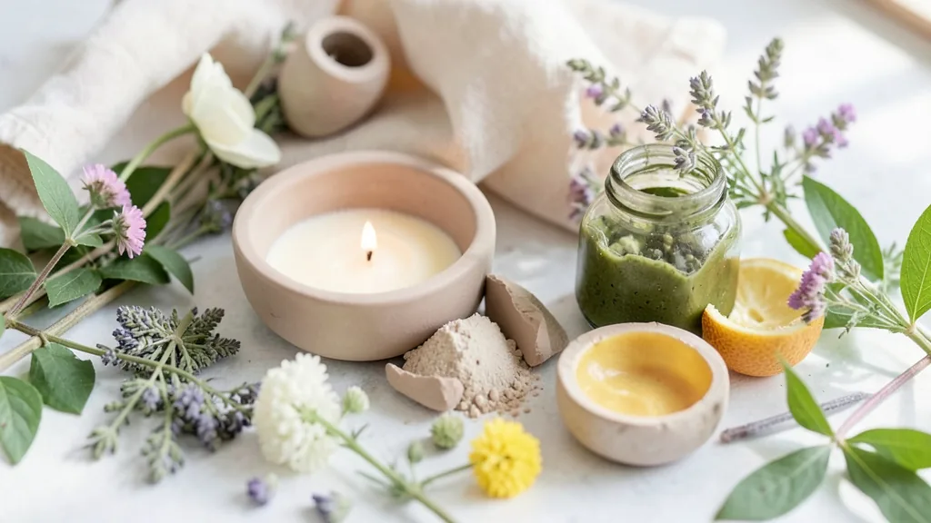 Calm meditation scene